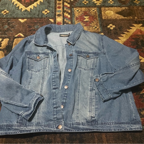 Dollhouse Jackets & Blazers - Blue Denim Jacket Dollhouse